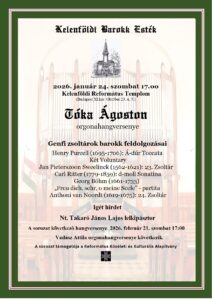 Kelenföldi Barokk Esték 2026. január