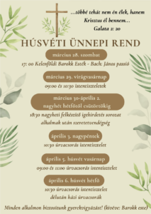 Húsvéti Ünnepi Rend